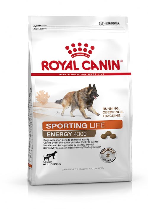 Kody rabatowe ROYAL CANIN Sporting Life Ener 4300 - sucha karma dla psa - 15 kg