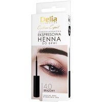Kody rabatowe Delia Cosmetics EYEBROW EXPERT - Henna ekspres do brwi augenbrauenpuder 6.0 ml