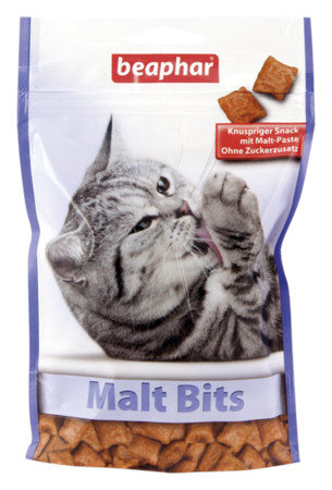 Kody rabatowe BEAPHAR Malt Bits - przysmak dla kotów przeciwko pilobezoarom - 35 g