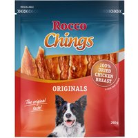 Kody rabatowe zooplus - Rocco Chings Originals mięsne paski do żucia - Filet z kurczaka, suchy, 250 g