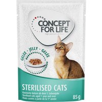 Kody rabatowe Concept for Life Sterilised Cats w galarecie - 12 x 85 g