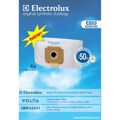 Kody rabatowe ELECTROLUX Worki i filtr do odkurzaczy ELECTROLUX PowerPlus/PowerMaxn ES53