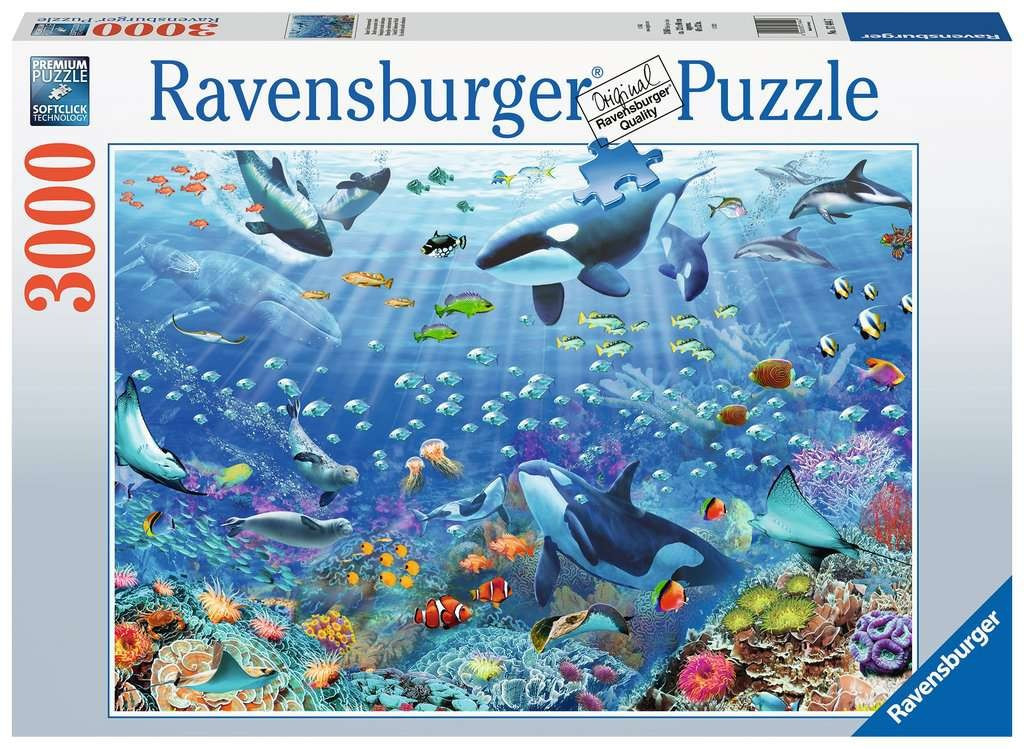 Kody rabatowe Urwis.pl - Ravensburger Polska Puzzle 3000 elementów Podwodny świat