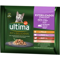 Kody rabatowe Ultima Cat Sterilized, 48 x 85 g - Wybór mięsny