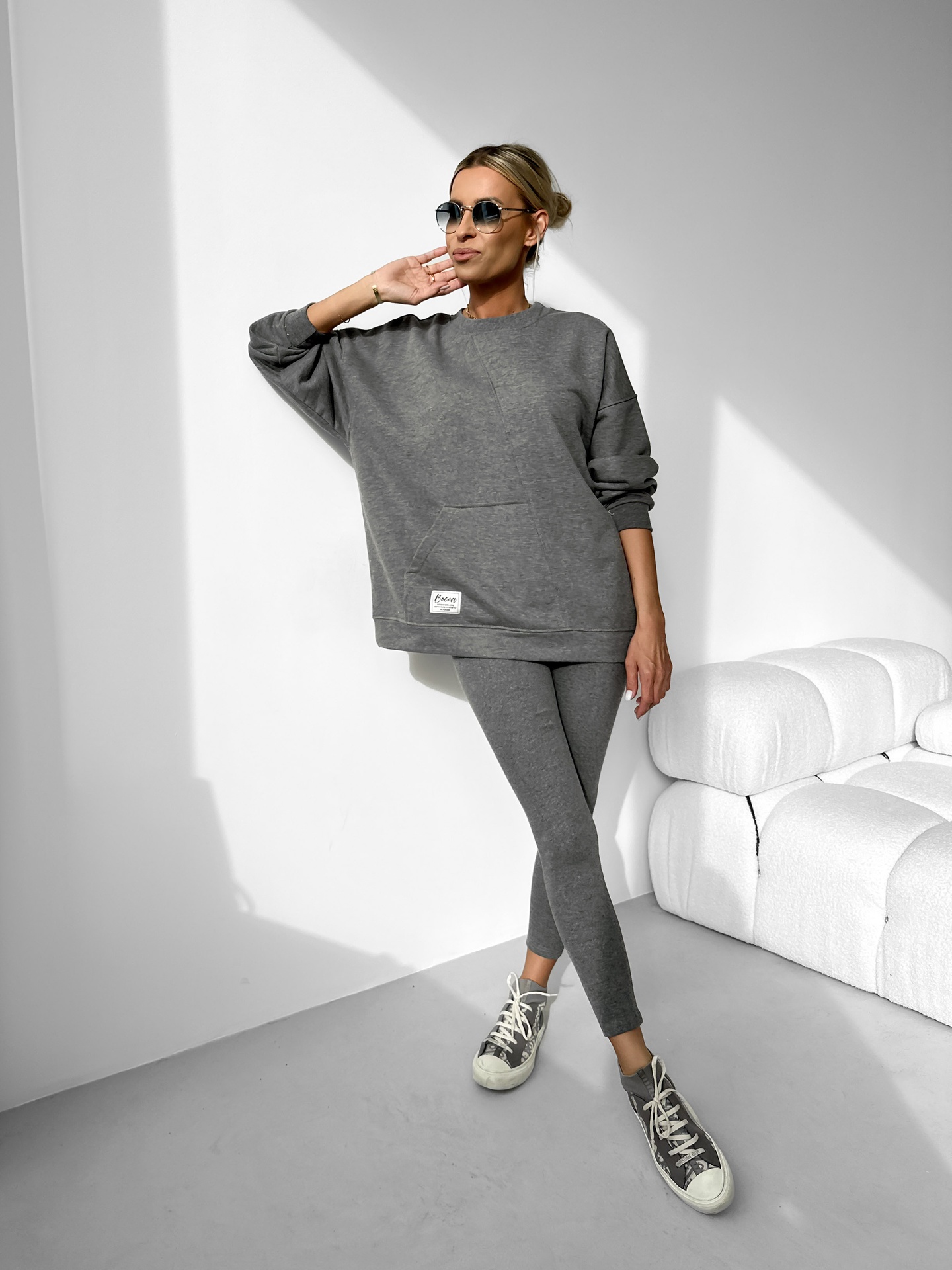 Kody rabatowe Cloth Store - Komplet Solstice Melange Grey
