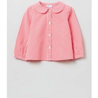 Kody rabatowe Answear.com - OVS bluzka bawełniana niemowlęca kolor czerwony wzorzysta