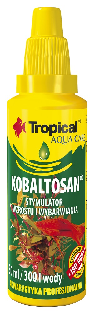 Kody rabatowe Krakvet sklep zoologiczny - TROPICAL Kobaltosan - stymulator wzrostu i wybarwiania dla rybek akwariowych - 30 ml