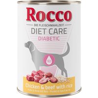 Kody rabatowe Rocco Diet Care Diabetic, kurczak z wołowiną i ryżem  - 24 x 400 g
