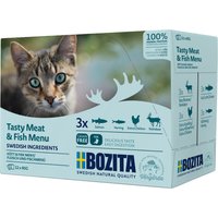 Kody rabatowe zooplus - 20 + 4 gratis! Bozita, kawałki w galarecie / sosie, karma mokra dla kota, 24 x 85 g  - Pakiet mieszany w sosie, menu mięsno-rybne (4 smaki)