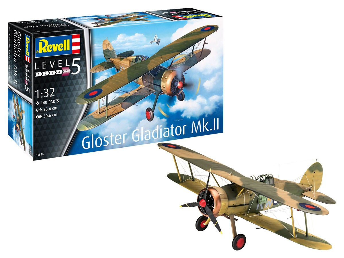 Kody rabatowe Revell Model plastikowy do sklejania Gloster Gladiator MK.II