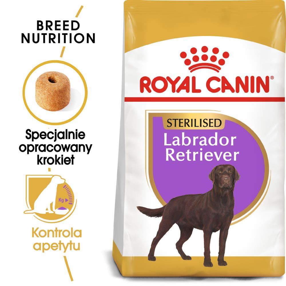 Kody rabatowe Krakvet sklep zoologiczny - Royal Canin BHN Labrador Retriever Sterilised Adult - sucha karma dla psa dorosłego - 12 kg