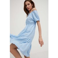Kody rabatowe Answear.com - Answear Lab sukienka kolor niebieski mini rozkloszowana