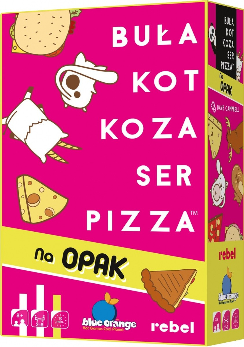 Kody rabatowe Urwis.pl - Rebel Gra Buła Kot Koza Ser Pizza - Na opak