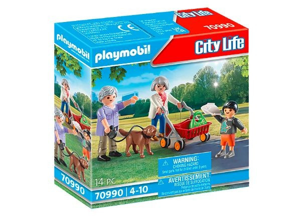 Kody rabatowe Urwis.pl - Playmobil Klocki Zestaw City Life 70990 Dziadkowie z wnuczkiem
