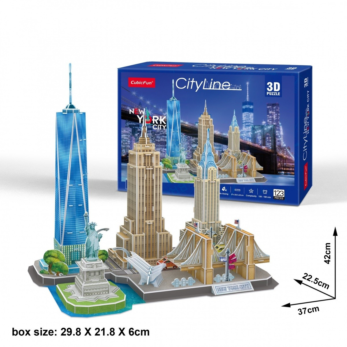 Kody rabatowe Cubic Fun Puzzle 3D City Line New York