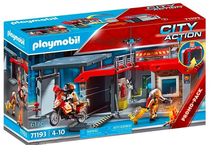 Kody rabatowe Urwis.pl - Playmobil Zestaw figurek City Action 71193 Remiza strażacka