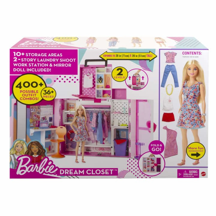 Kody rabatowe Urwis.pl - Mattel Lalka Barbie Garderoba Barbie Zestaw HGX57