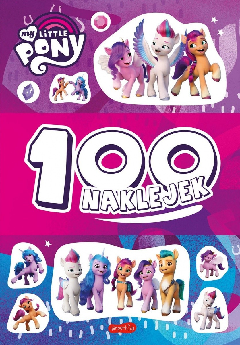 Kody rabatowe Urwis.pl - Harper Collins Książeczki My Little Pony. 100 naklejek. Wydanie filmowe