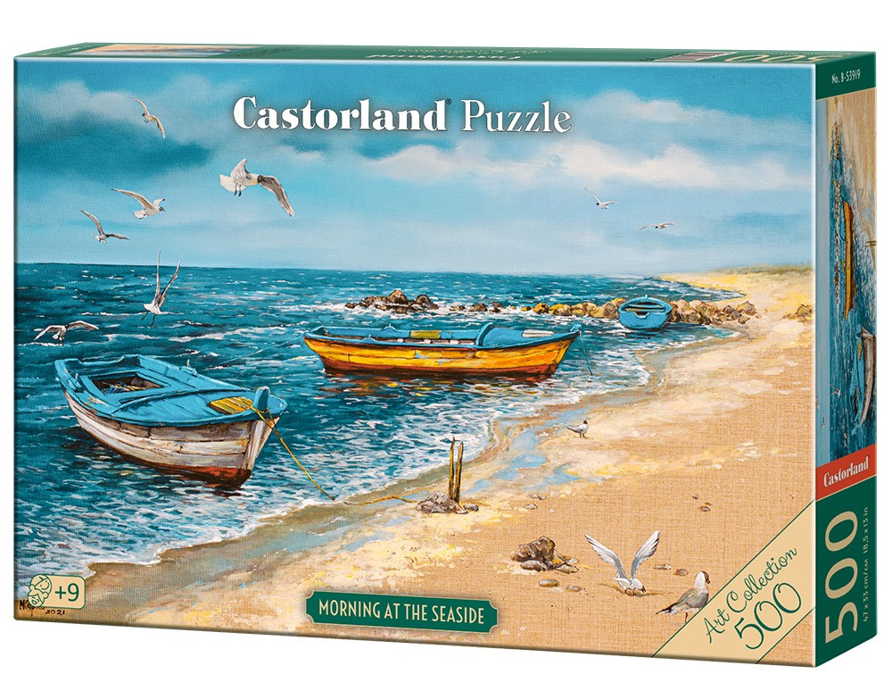 Kody rabatowe Castor Puzzle 500 elementów Morning at the Seaside