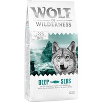 Kody rabatowe zooplus - 40 zł taniej! Wolf of Wilderness, karma sucha dla psa, 12 kg - Adult „Deep Seas”, śledź