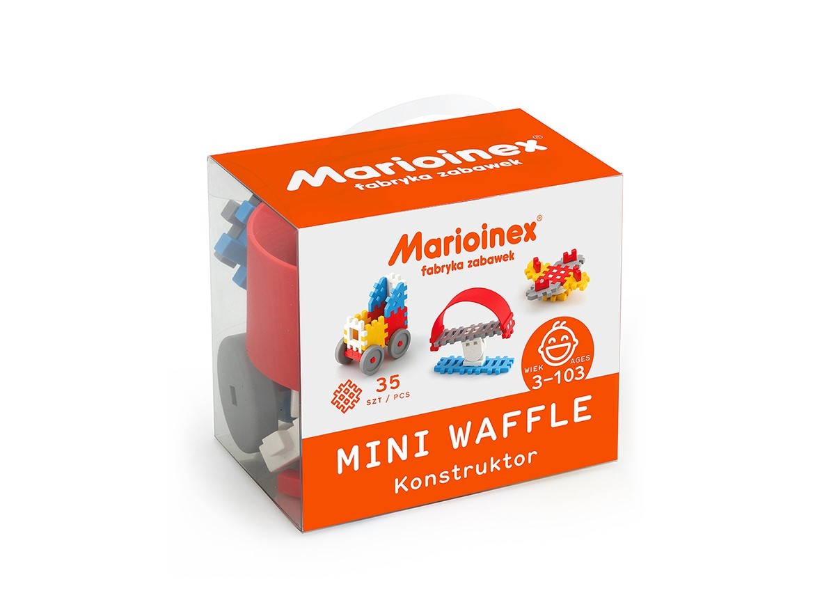 Kody rabatowe Marioinex Klocki waffle mini 35 sztuk chłopiec
