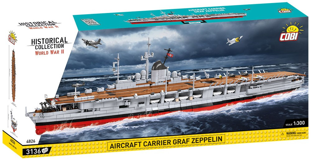Kody rabatowe Urwis.pl - Cobi Klocki Klocki Aircraft Carrier Graf Zeppelin
