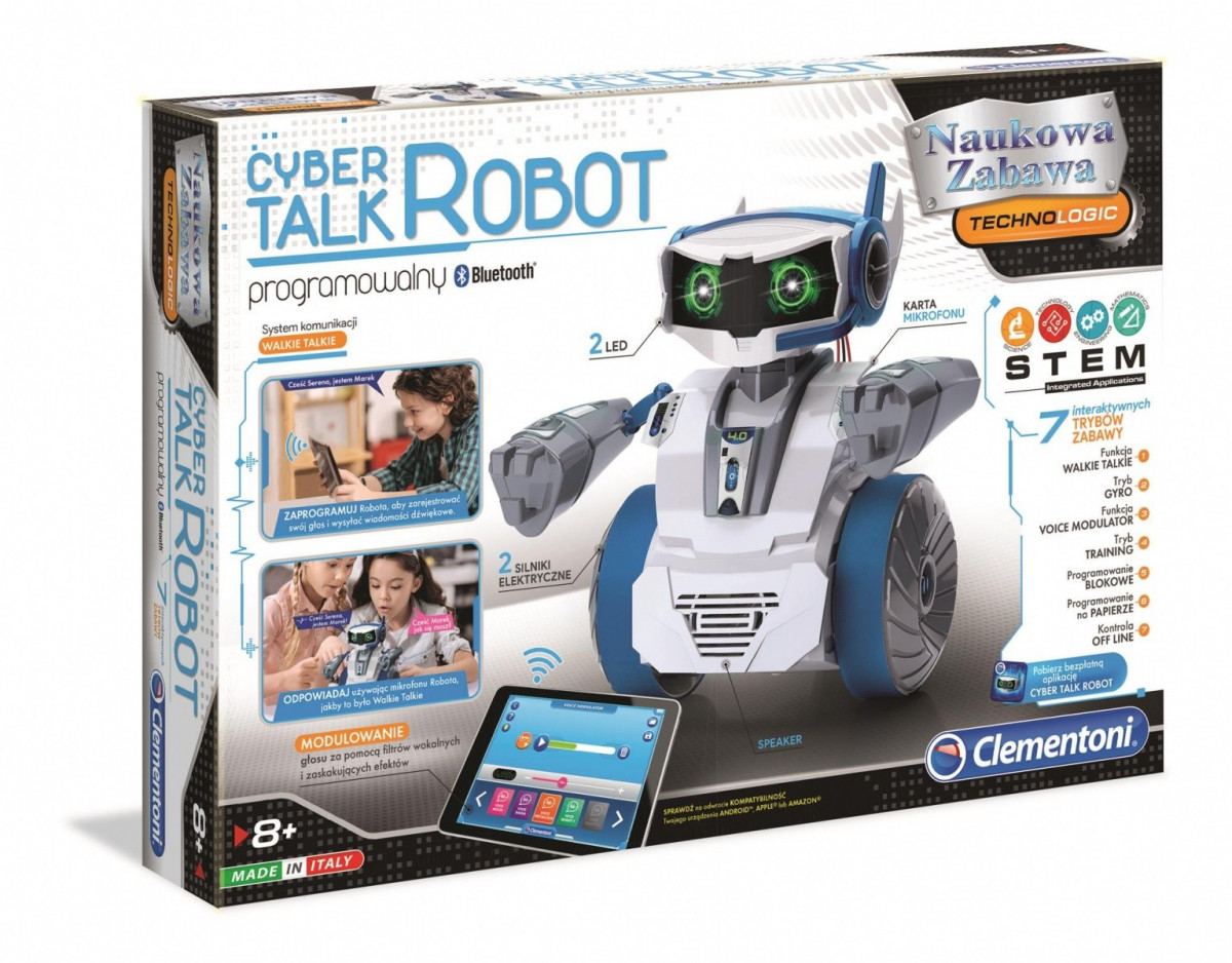 Kody rabatowe Clementoni Zestaw naukowy Mówiący Cyber Robot