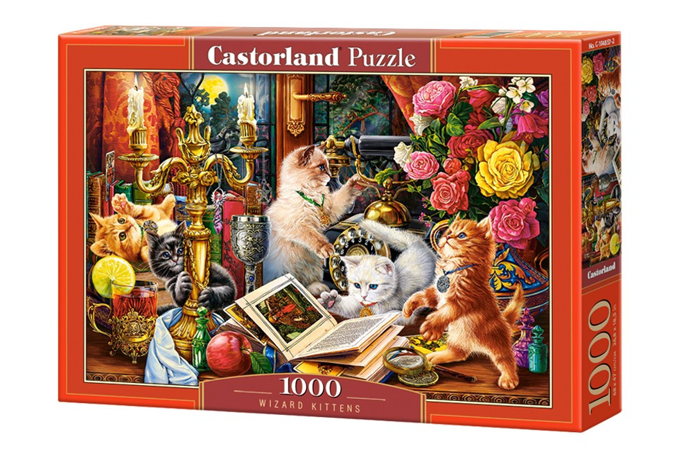 Kody rabatowe Castor Puzzle 1000 elementów Koty magiczne kotki