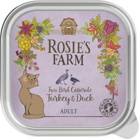 Kody rabatowe zooplus - 26 + 6 gratis! Rosie's Farm, karma mokra dla kota, 32 x 100 g - Indyk i kaczka