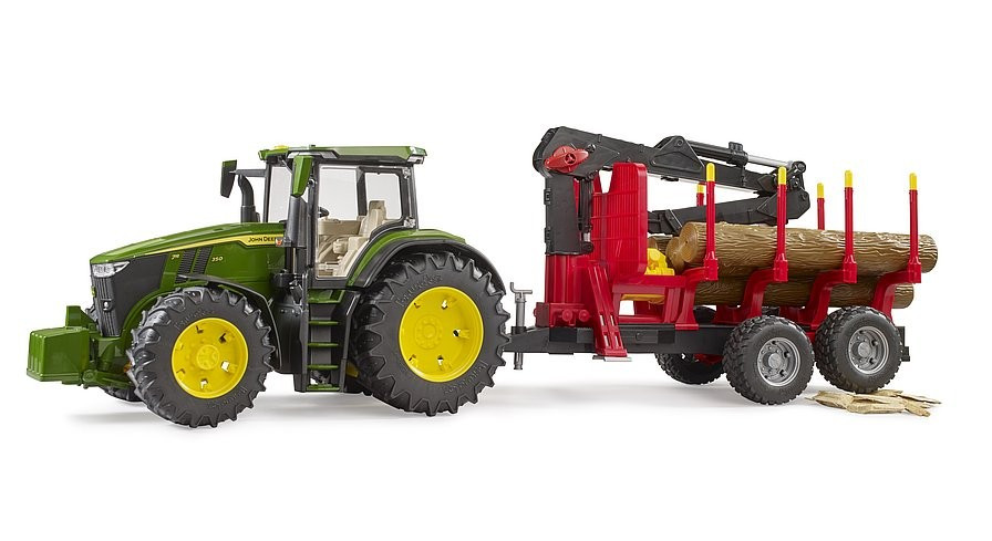 Kody rabatowe BRUDER Traktor John Deere 7R 350 z przyczepą leśną