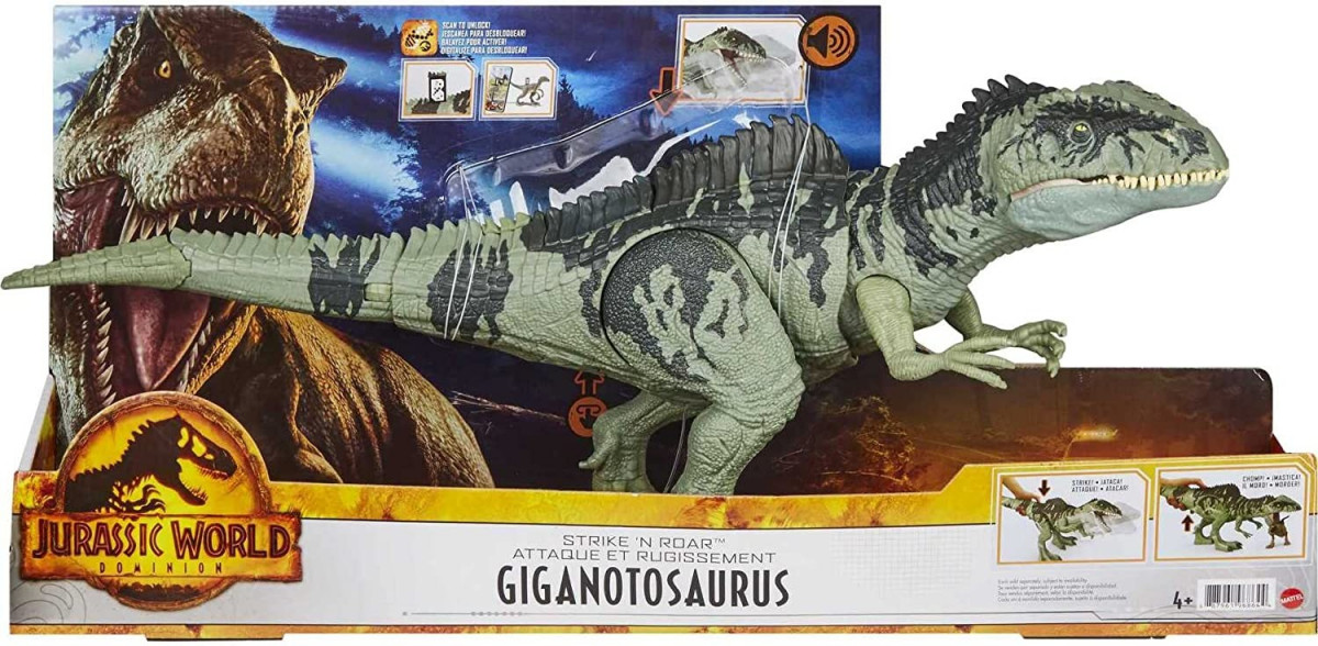 Kody rabatowe Mattel Figurka Jurassic World Duży dinozaur Atak i ryk