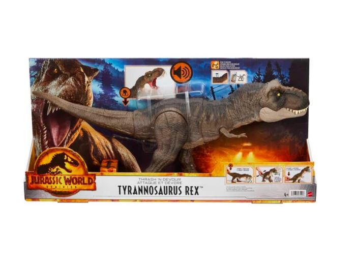 Kody rabatowe Mattel Figurka Jurassic World Tyranozaur Niszcz i pożeraj