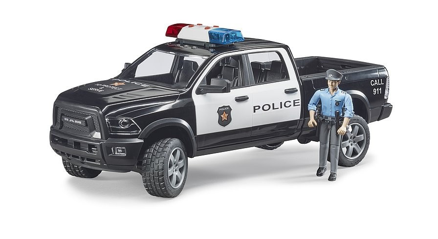 Kody rabatowe BRUDER Auto Dodge RAM 2500 Policja z figurką