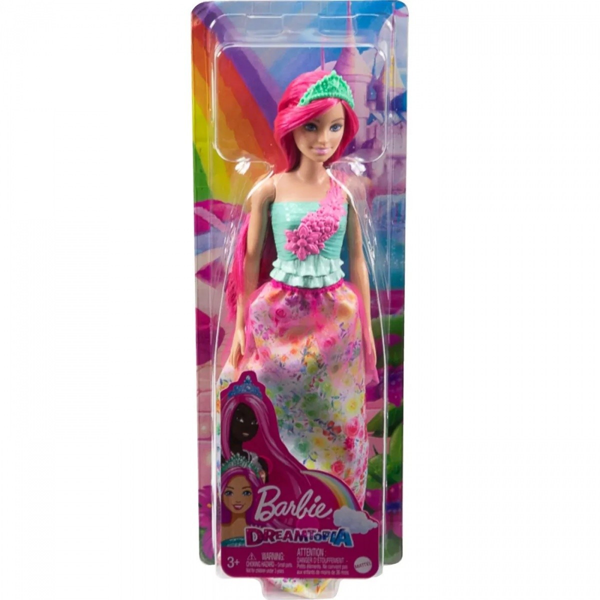 Kody rabatowe Mattel Lalka Barbie Dreamtopia malinowe włosy