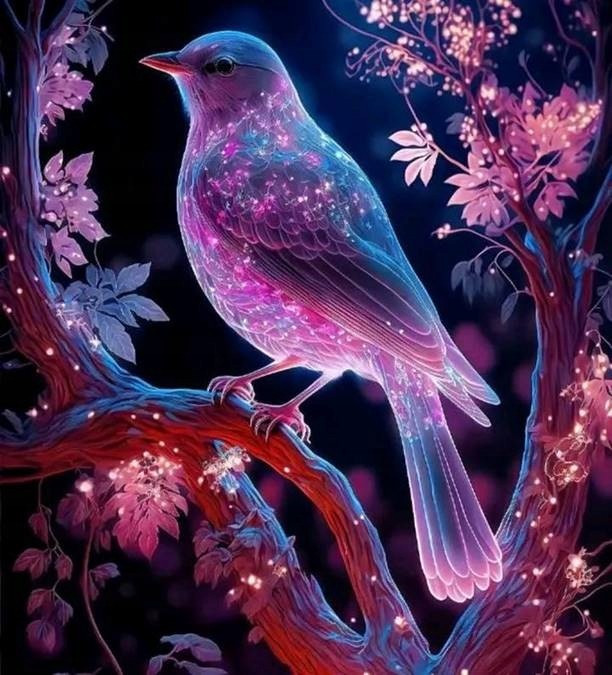 Kody rabatowe Norimpex Diamentowa mozaika - Ptak magiczny nocą