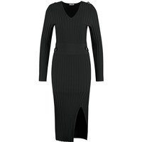 Kody rabatowe Gerry Weber - GERRY WEBER Podkreślająca figurę dzianinowa sukienka z ozdobnymi guzikami Czarny 36/S