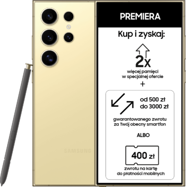Kody rabatowe Play - Samsung Galaxy S24 Ultra 12+1TB,Yellow