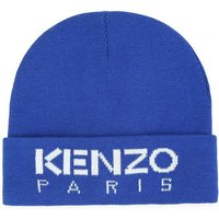 Kody rabatowe Answear.com - Kenzo Kids czapka z domieszką wełny dziecięca kolor granatowy z cienkiej dzianiny
