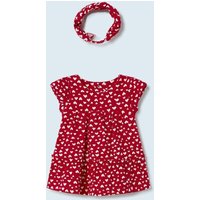 Kody rabatowe Answear.com - Mayoral Newborn sukienka bawełniana niemowlęca kolor czerwony mini rozkloszowana
