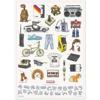 Kody rabatowe Answear.com - Luckies of London grafika ścienna 80s Icons