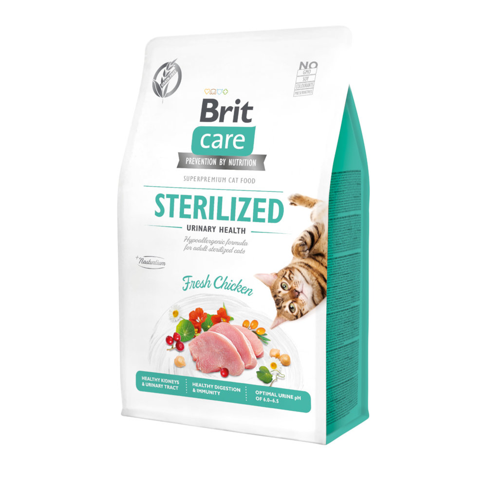 Kody rabatowe Krakvet sklep zoologiczny - Brit Care Cat Grain-Free Sterilized Urinary - sucha karma dla kota - 400 g