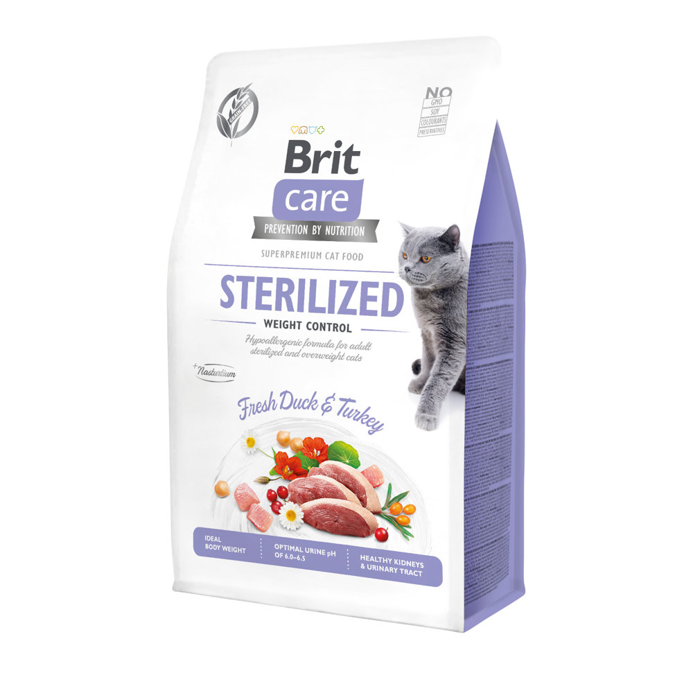 Kody rabatowe Krakvet sklep zoologiczny - Brit Care Cat Grain-Free Weight Control - sucha karma dla kota - 400 g