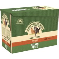 Kody rabatowe zooplus - James Wellbeloved Adult Cat Grain Free, kurczak - 48 x 85 g