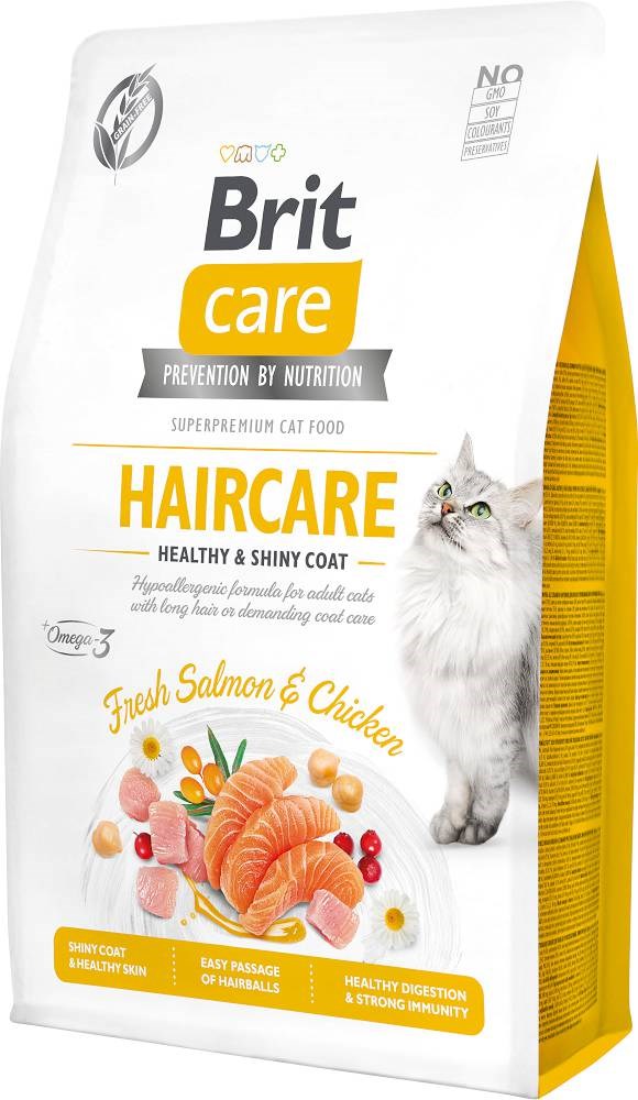 Kody rabatowe Krakvet sklep zoologiczny - BRIT Care Cat Grain-Free Haircare - sucha karma dla kota - 2 kg