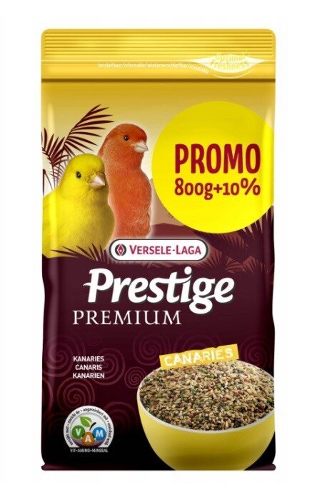 Kody rabatowe Krakvet sklep zoologiczny - VERSELE-LAGA Prestige Canaries Premium - pokarm dla kanarka - 800g + 80g Gratis