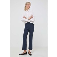 Kody rabatowe Answear.com - MAX&Co. spodnie Ortensia damskie kolor granatowy proste medium waist