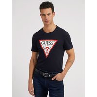 Kody rabatowe GUESS modne jeansy i ubrania - T-Shirt Z Trójkątnym Logo