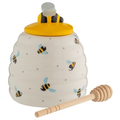 Kody rabatowe Avans - Pojemnik ceramiczny PRICE & KENSINGTON Sweet Bee 0.45 L Biały