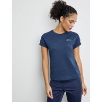 Kody rabatowe Gerry Weber - GERRY WEBER Damski T-shirt z małym haftem 64cm krótkie Okrągły Niebieski Jednokolorowy
