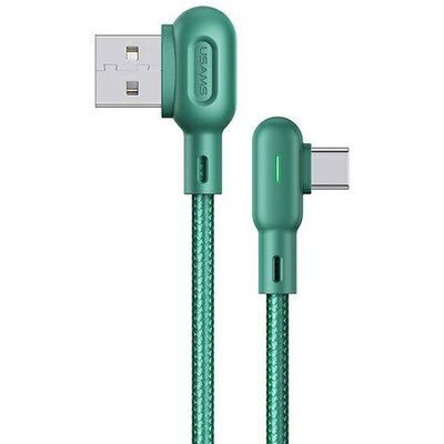 Kody rabatowe Avans - Kabel kątowy USB - USB-C USAMS 1.2m Zielony